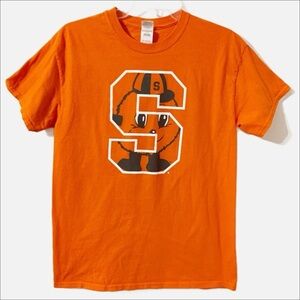 Gildan Cotton SU Syracuse University Orangemen Short Sleeve Crewneck Tee Shirt